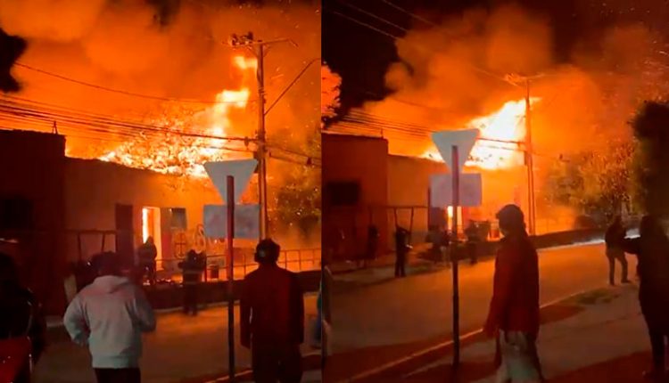 Incendio consumió