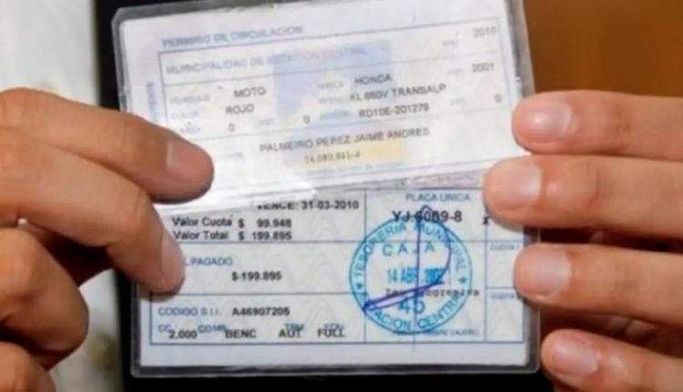 permiso de circulación 2026
